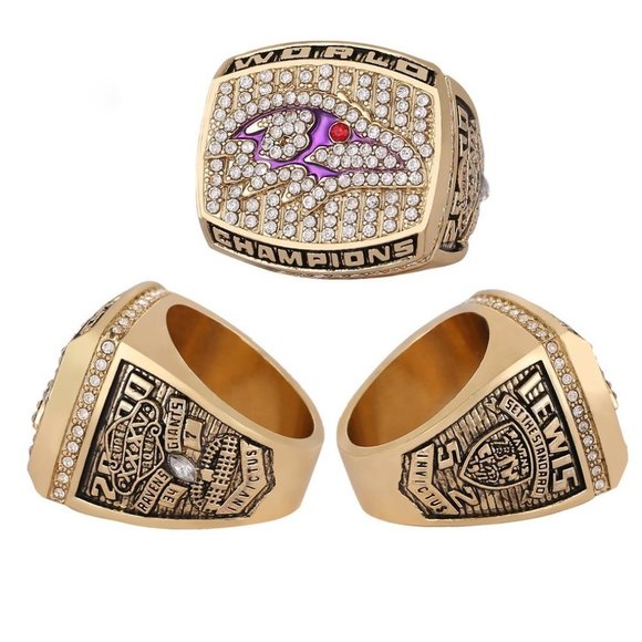 Baltimore Ravens Championship Ring Fan Edition Superbowl 2000‎ 2001 Lewis - Picture 2 of 4